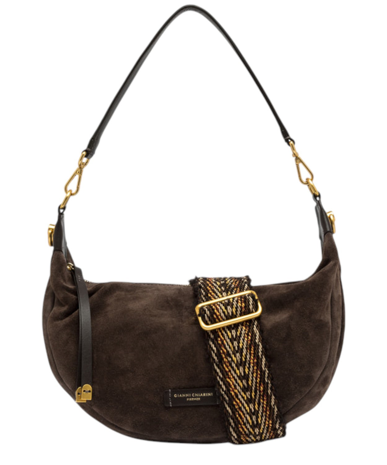 Borsa Aisha in Pelle Scamosciata-Gianni Chiarini-Borse a spalla-Vittorio Citro Boutique