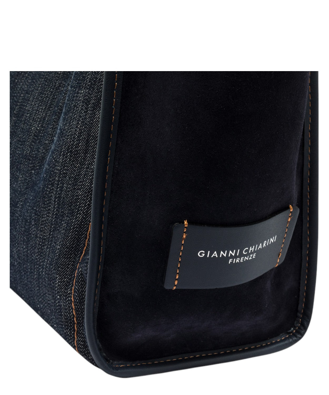 Shopping Bag Marcella in Denim e Pelle-Gianni Chiarini-Borse a spalla-Vittorio Citro Boutique