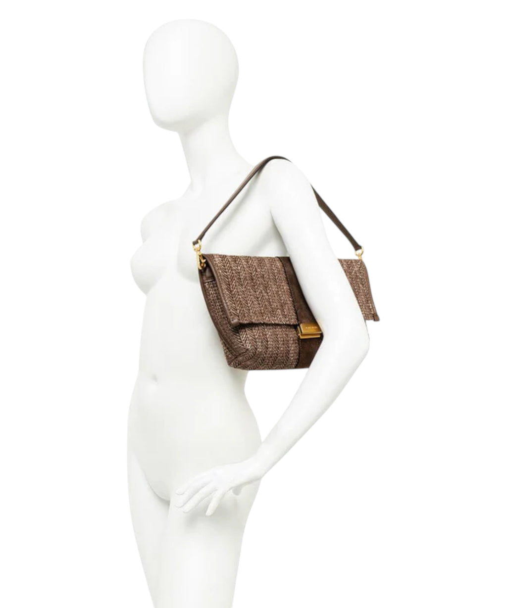 Gianni Chiarini Marigold Tas in Paglia Intrecciata