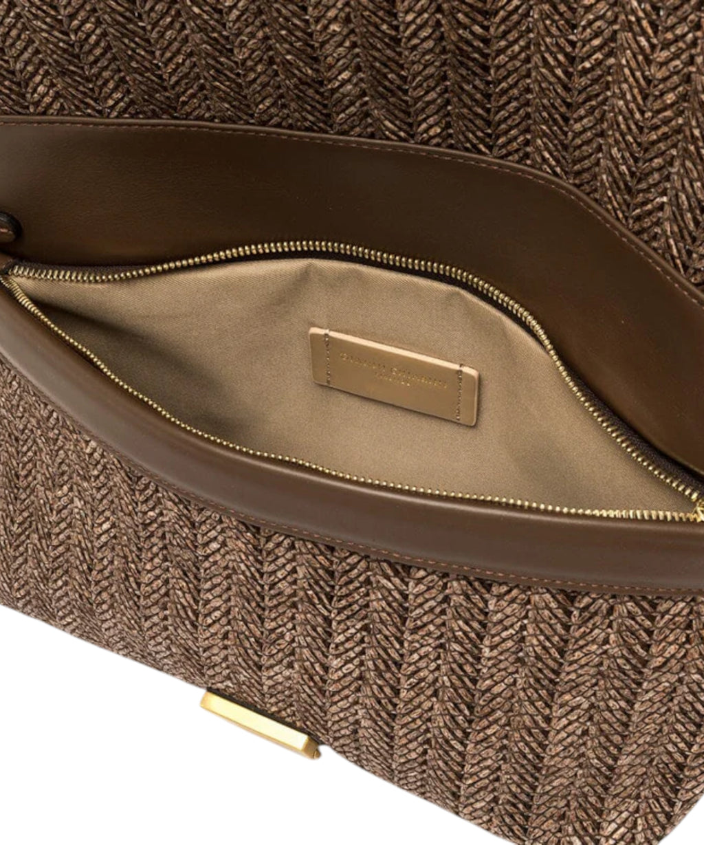 Gianni Chiarini Marigold Tas in Paglia Intrecciata