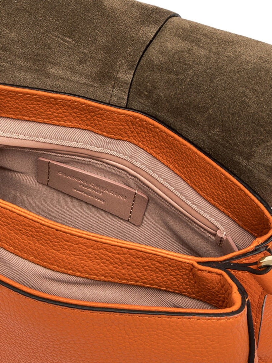 Borsa Helena Round in Pelle Martellata small-Gianni Chiarini-Borse a spalla-Vittorio Citro Boutique