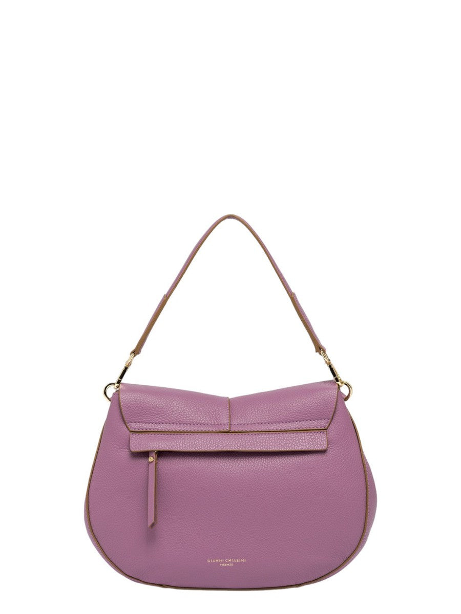 Borsa Helena Round in Pelle Martellata-Gianni Chiarini-Borse a spalla-Vittorio Citro Boutique