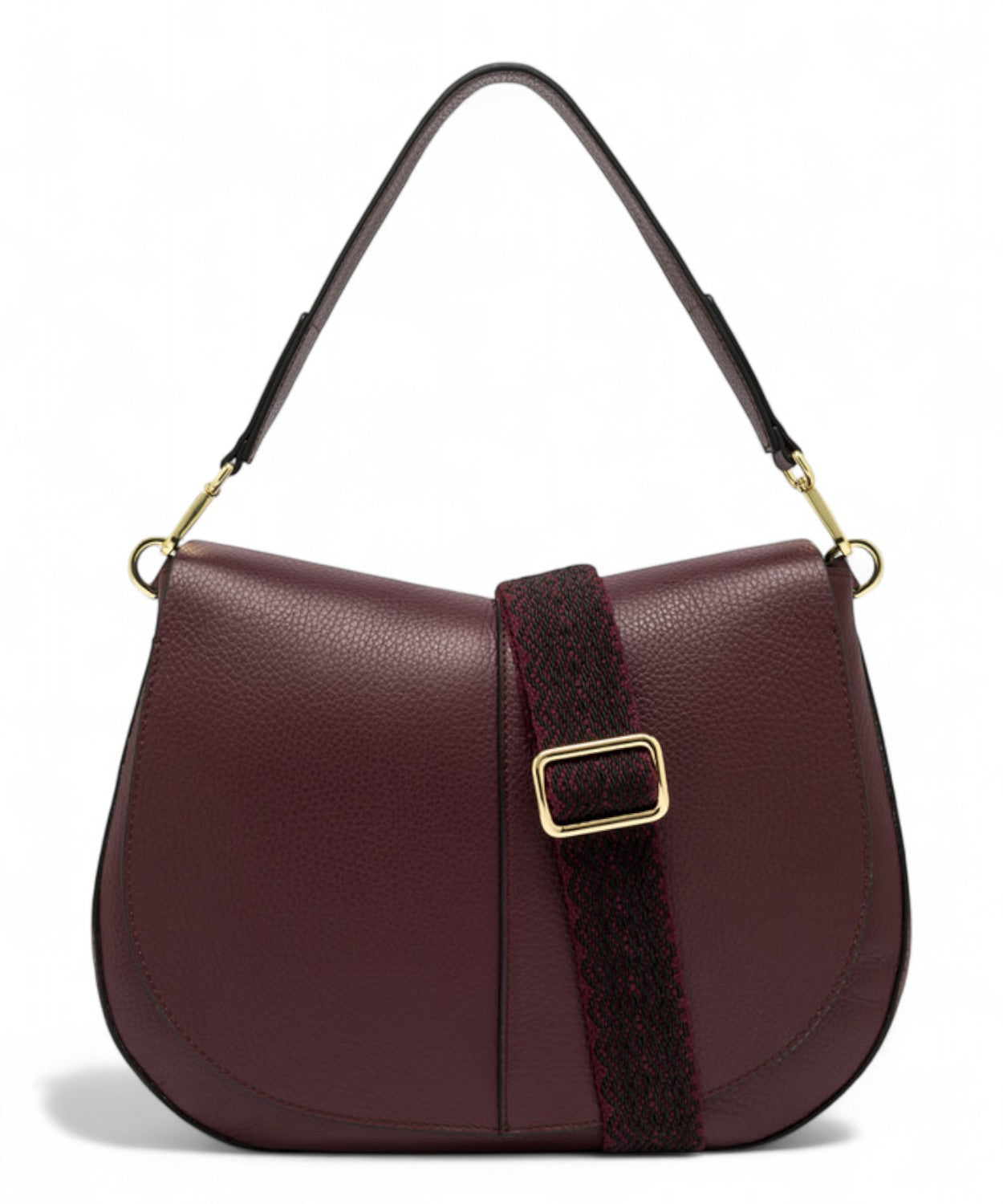 Gianni Chiarini Borsa Helena Round Big in Pelle Martellata