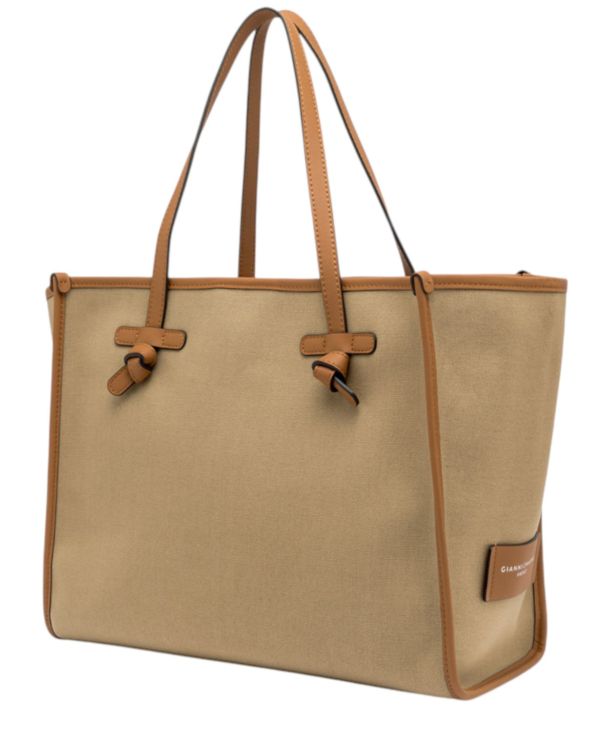 Shopping Bag Marcella in Canvas-Gianni Chiarini-Borse a spalla-Vittorio Citro Boutique