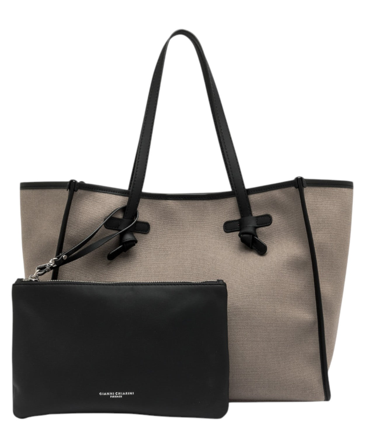 Shopping Bag Marcella in Canvas-Gianni Chiarini-Borse a spalla-Vittorio Citro Boutique