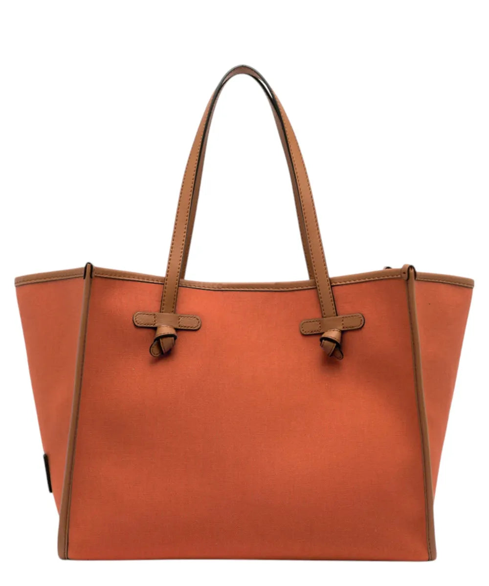 Shopping Marcella in canvas bicolore-Gianni Chiarini-Borse a spalla-Vittorio Citro Boutique