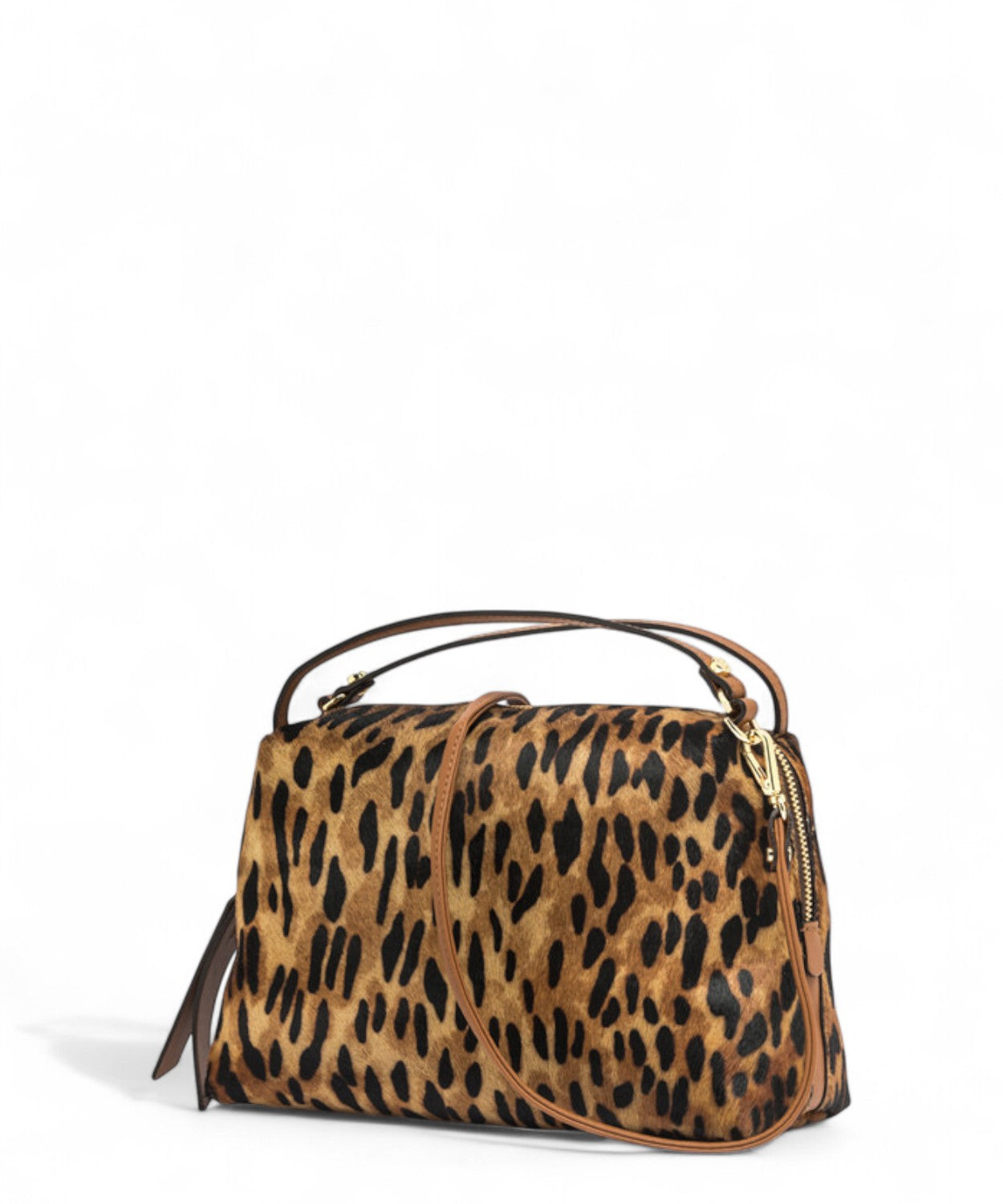 Gianni Chiarini Borsa Alifa Lince in Pelle Effetto Cavallino