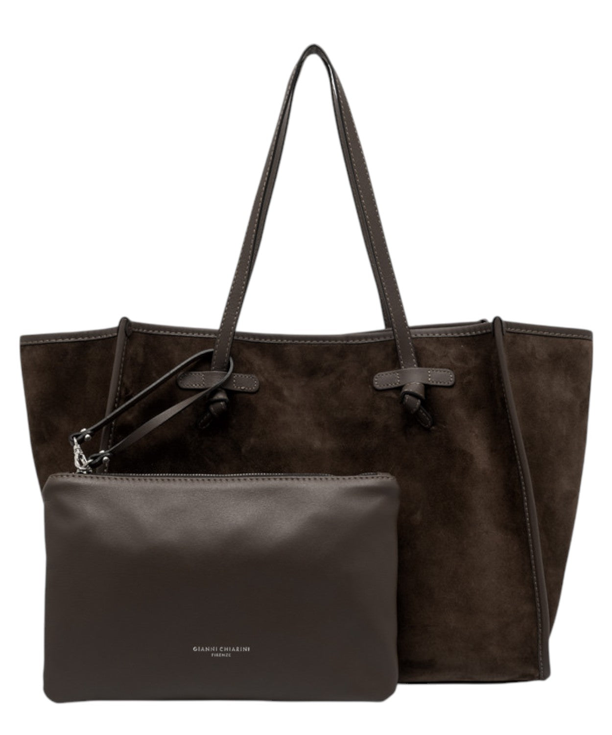 Shopping Bag Marcella in Pelle Scamosciata-Gianni Chiarini-Borse a spalla-Vittorio Citro Boutique