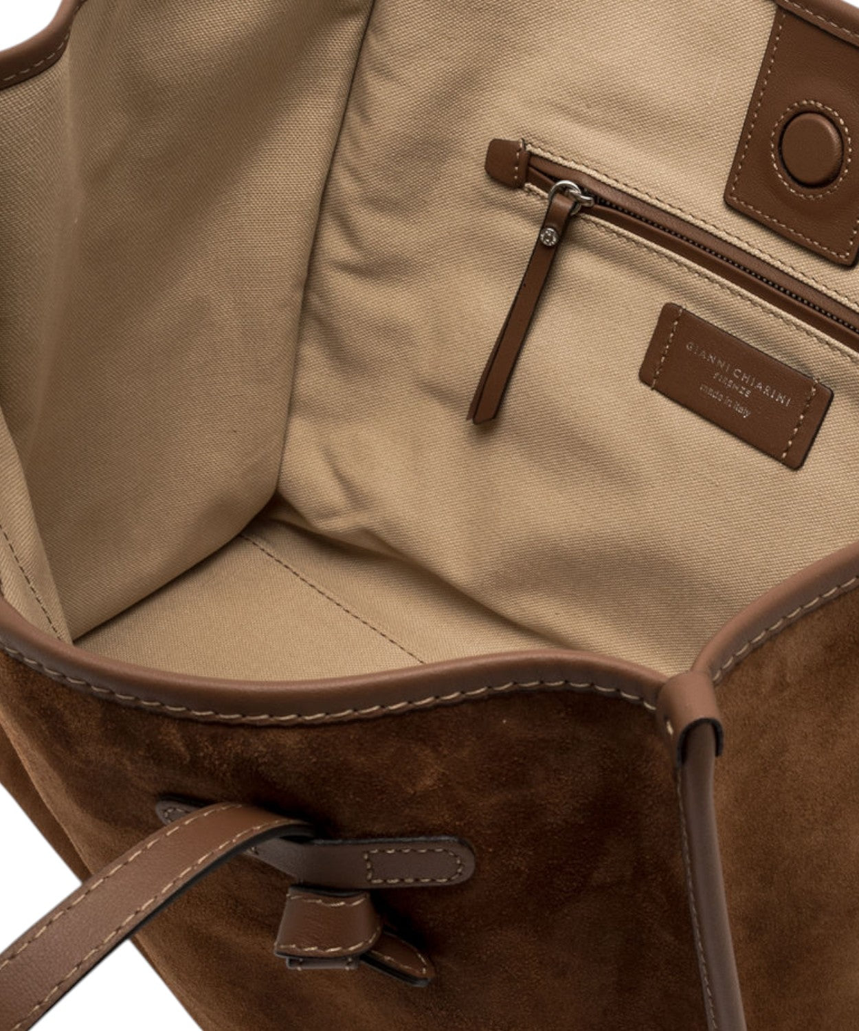 Shopping Bag Marcella in Pelle Scamosciata-Gianni Chiarini-Borse a spalla-Vittorio Citro Boutique