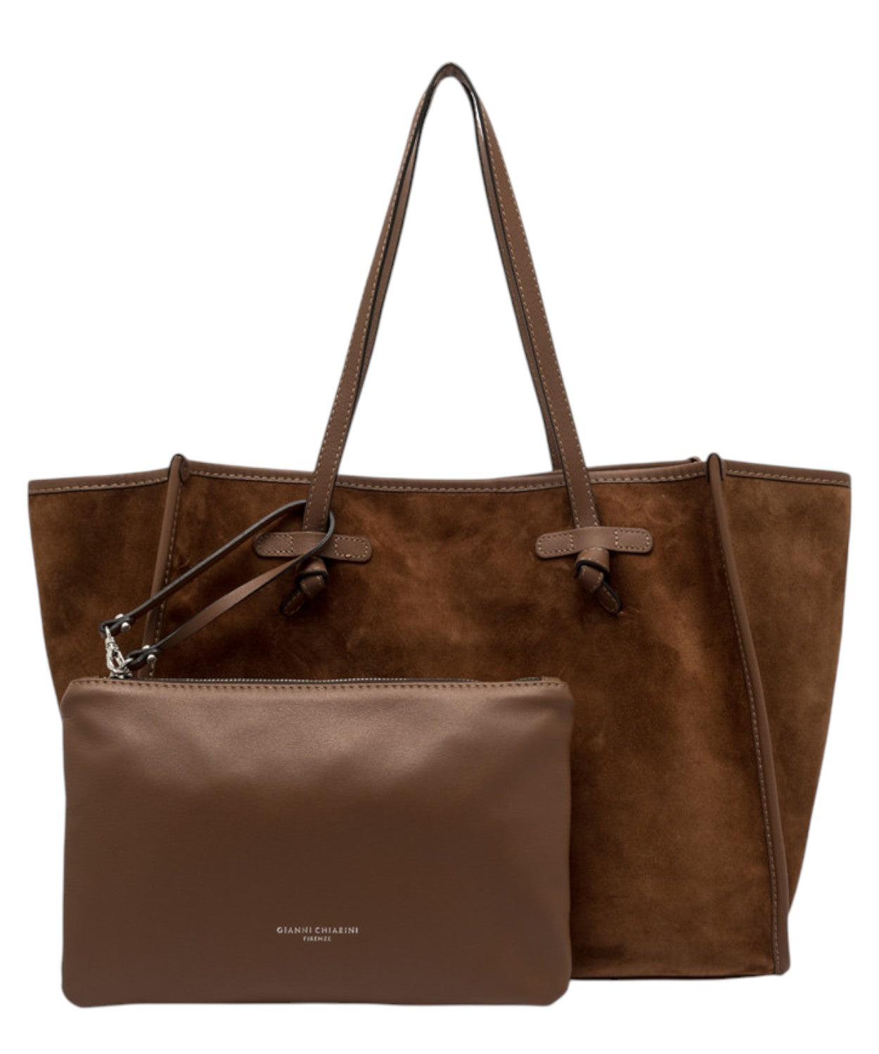 Shopping Bag Marcella in Pelle Scamosciata-Gianni Chiarini-Borse a spalla-Vittorio Citro Boutique