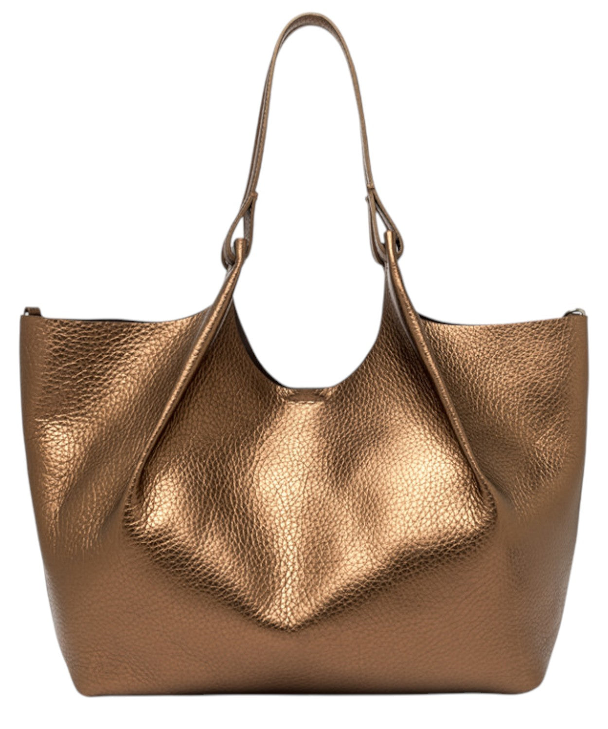 Borsa Dua in Pelle Double Grana Maxi-Gianni Chiarini-Borse a spalla-Vittorio Citro Boutique