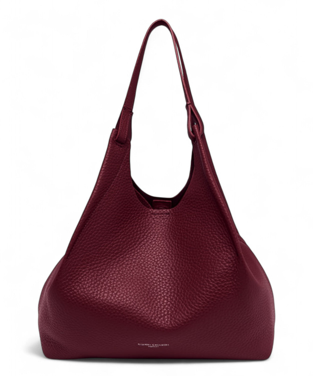 Gianni Chiarini Borsa Dua Big a Spalla in Pelle Double Grana Maxi