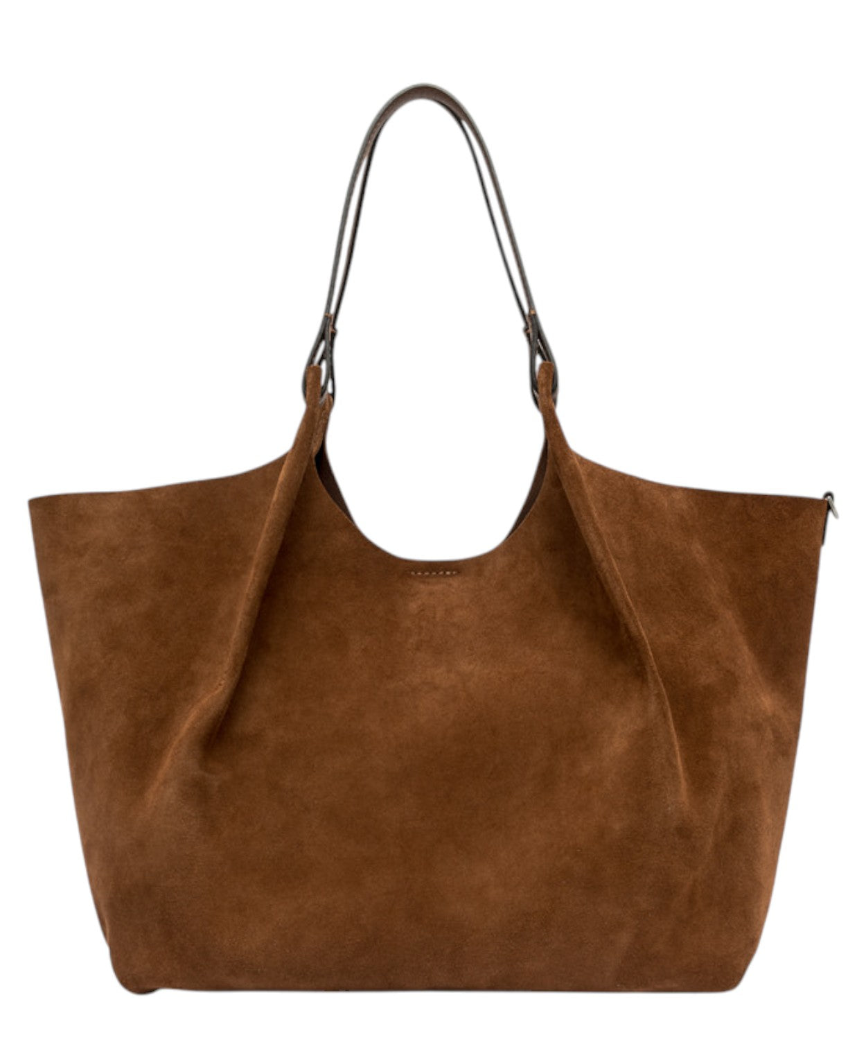 Borsa Dua in Pelle Scamosciata-Gianni Chiarini-Borse a spalla-Vittorio Citro Boutique