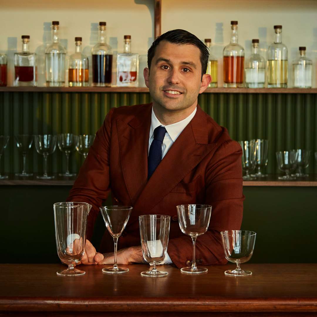 Bar/Giani Set of 6 Martini Glasses-NUDE EU-Martini glass-Vittorio Citro Boutique