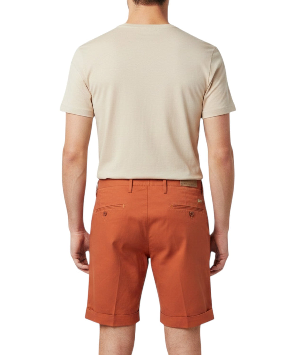 Bermuda Uomo Michael Coal in Cotone Pima Stretch