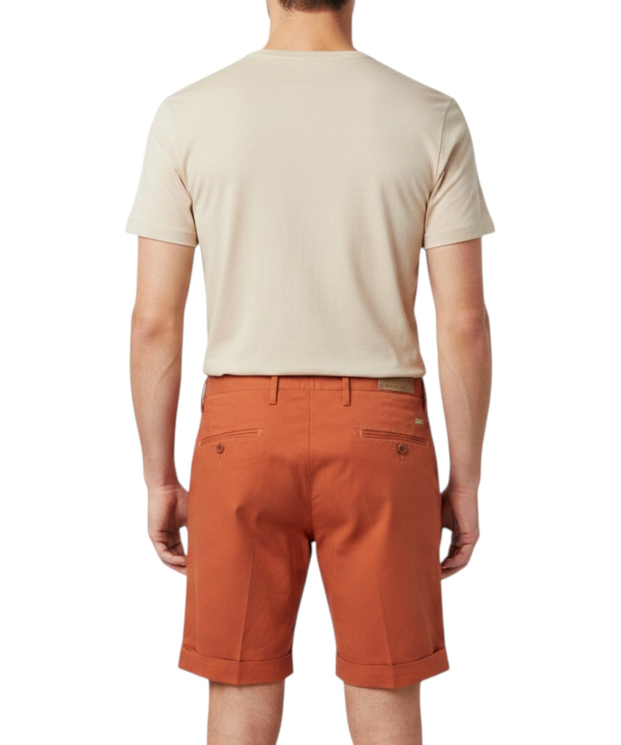 Bermuda Uomo Michael Coal van Pima Stretch-katoen
