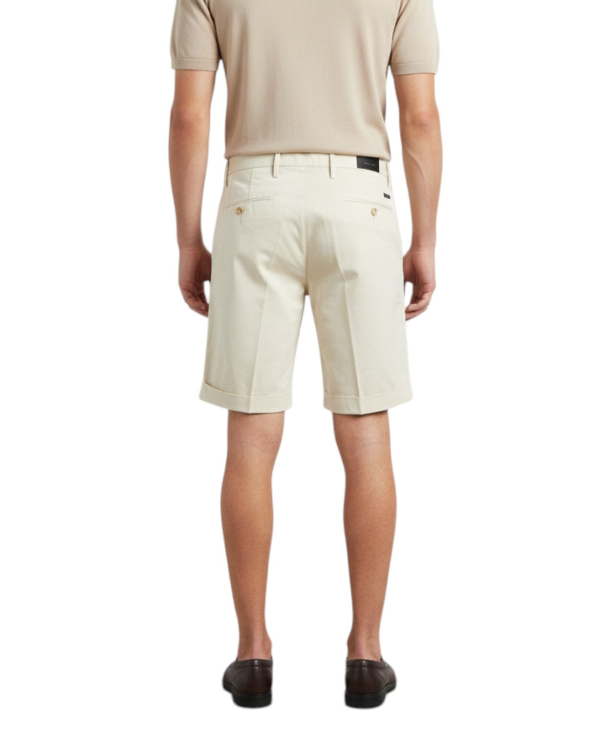 Bermuda Uomo Michael Coal van Pima Stretch-katoen