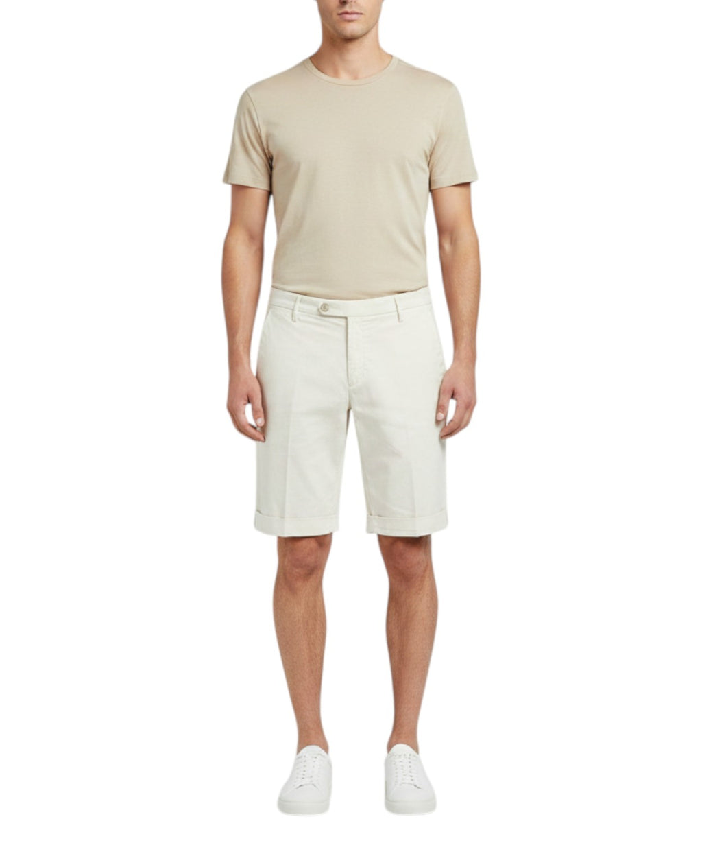 Bermuda Uomo Cotone Stretch Ventre Piatto