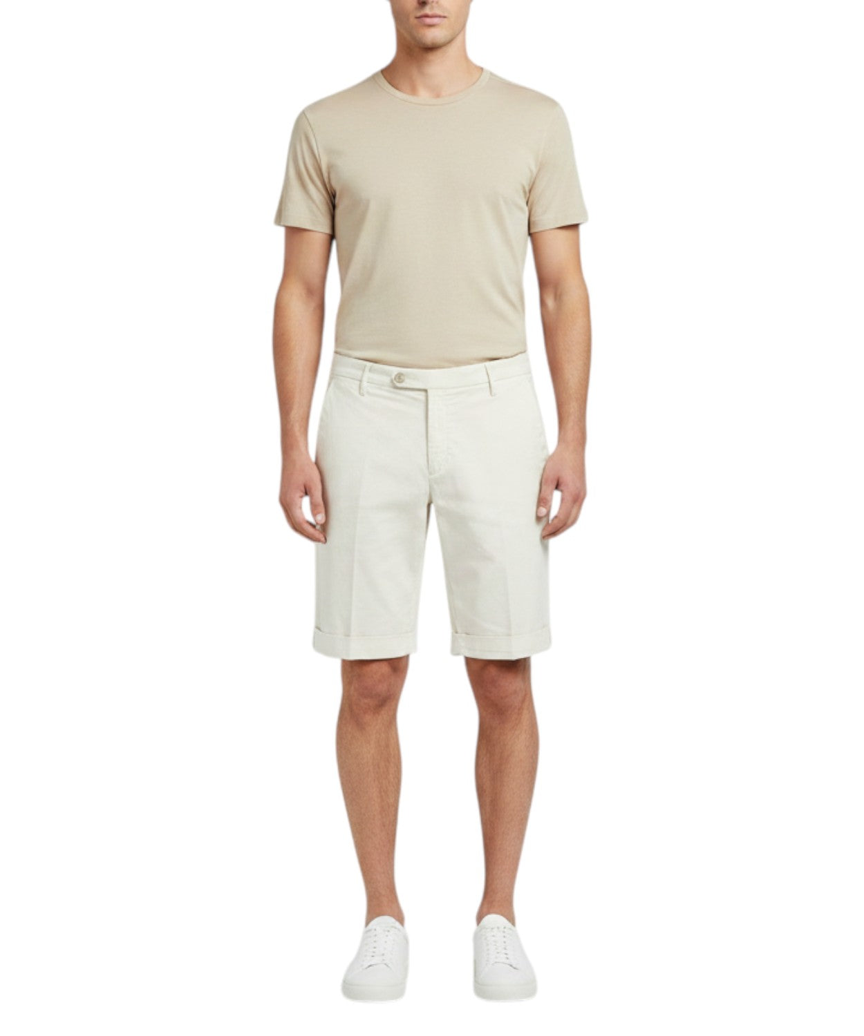 Bermuda Uomo Cotone Stretch Ventre Piatto