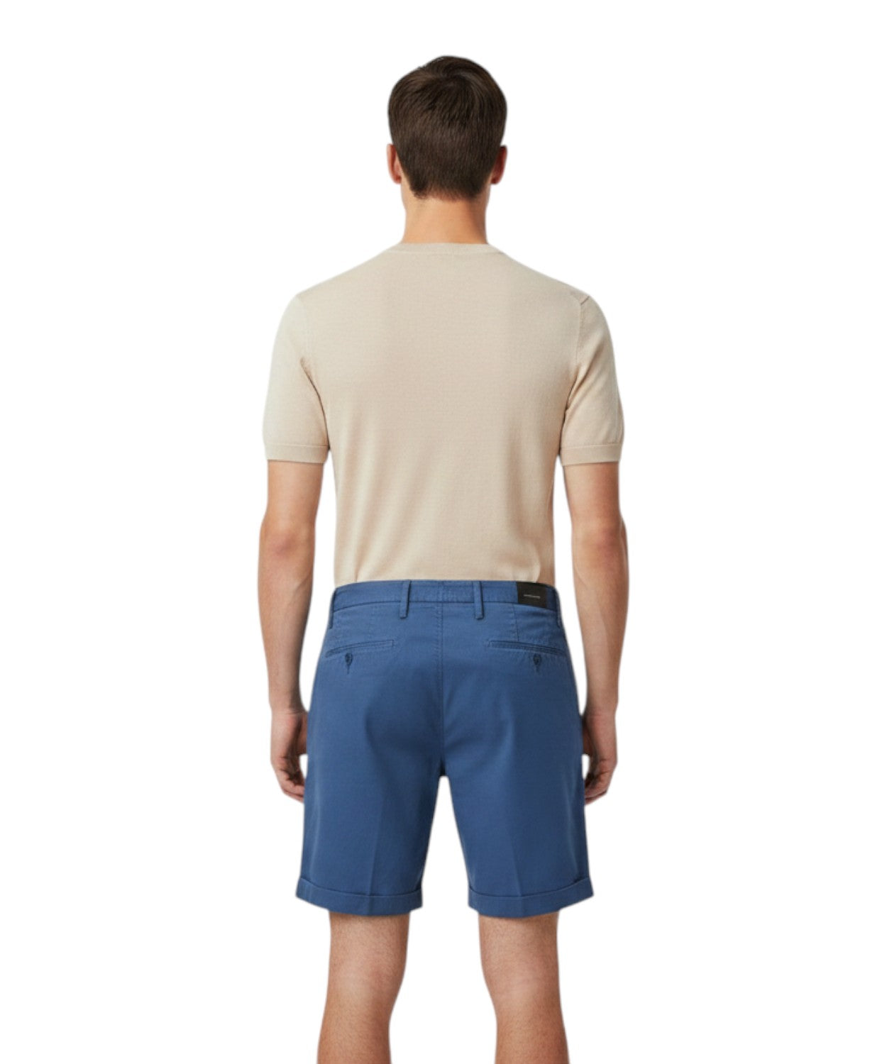 Bermuda Uomo Michael Coal van Pima Stretch-katoen