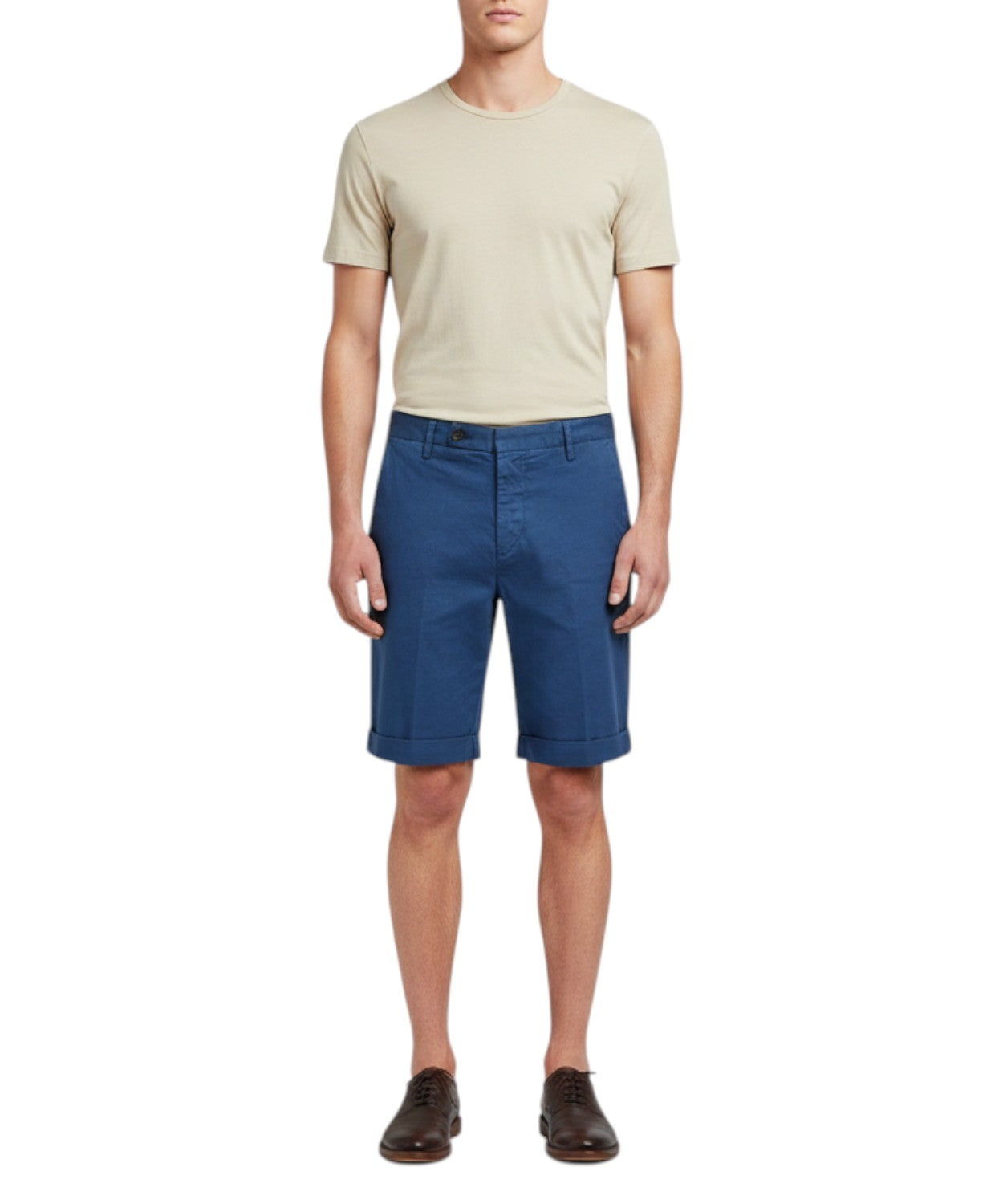 Bermuda Uomo Michael Coal van Pima Stretch-katoen