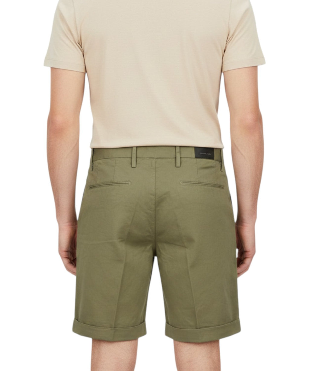 Bermuda Hombre Algodón Stretch Vientre Plano