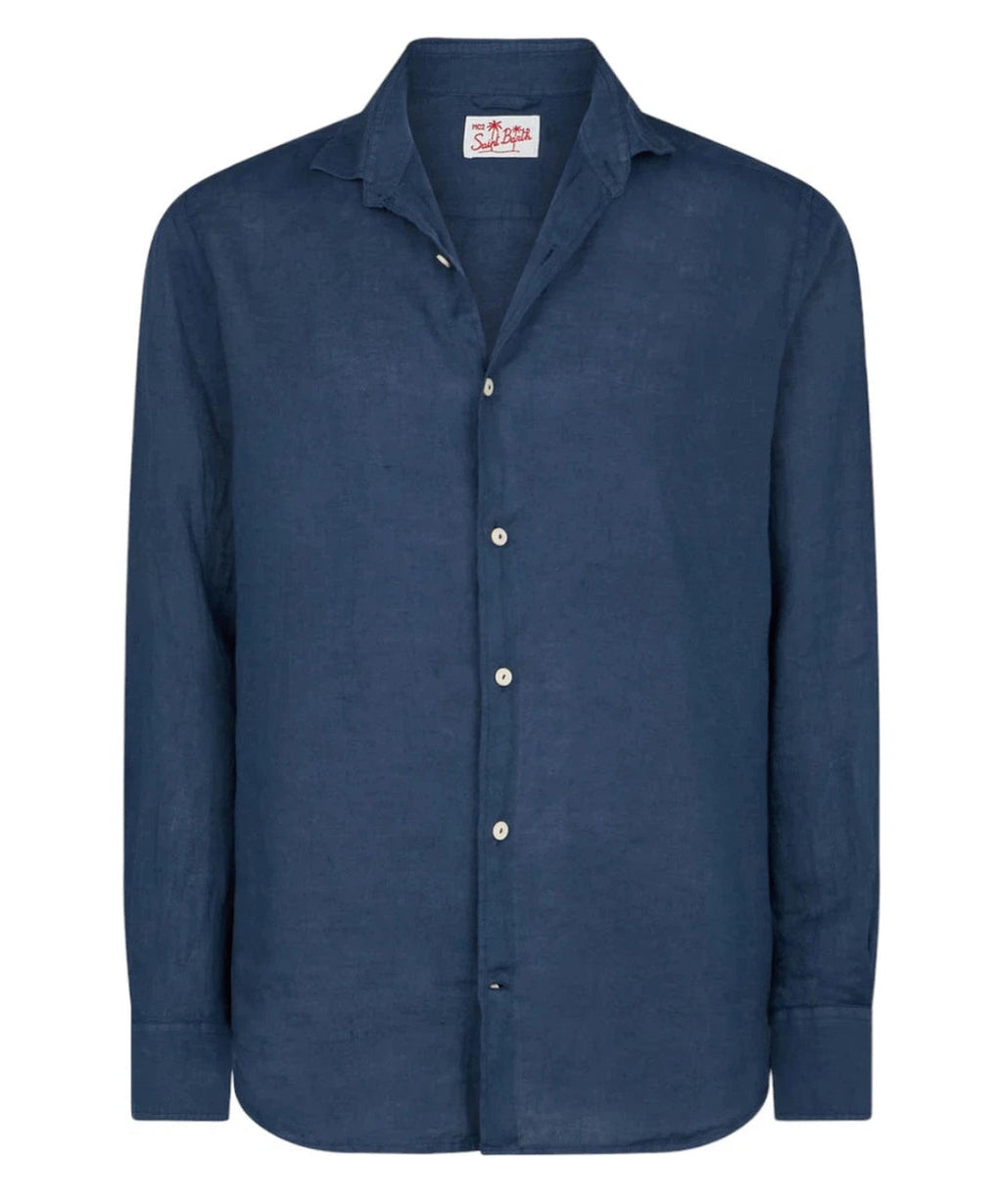 Camicia Pamplona Uomo in Lino-Mc2 Saint Barth-Camicie-Vittorio Citro Boutique