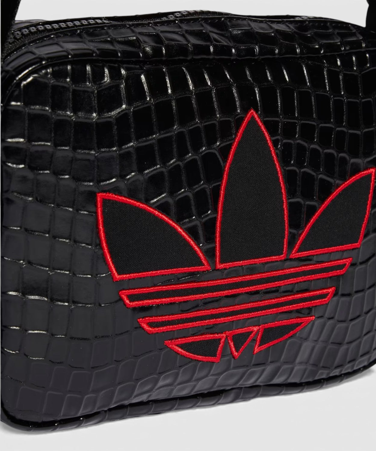 Adidas Originals Borsa Tracolla Mini PU Effetto Coccodrillo