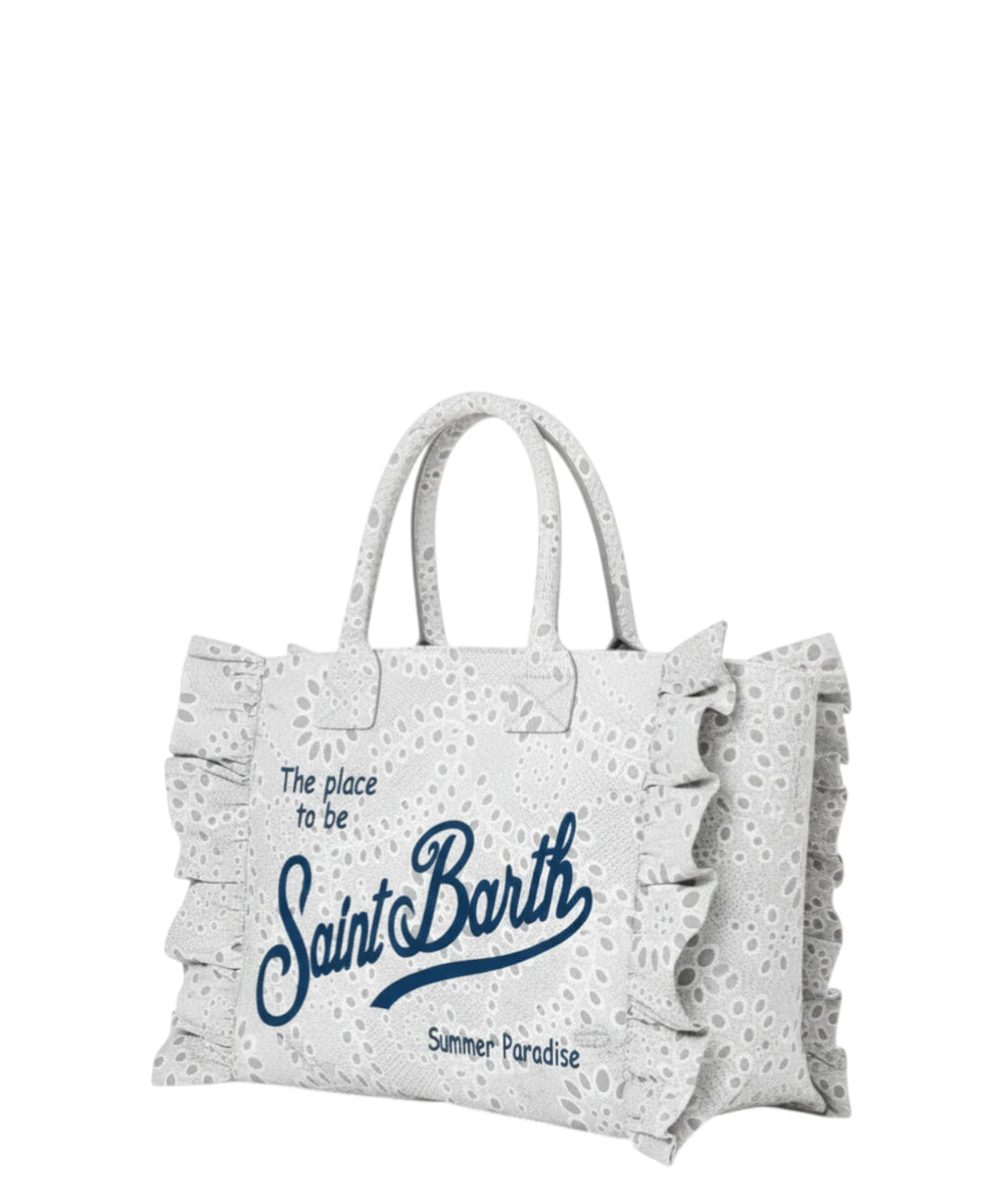 Vanity Mini Mc2 Saint Barth in Sangallo con Volant