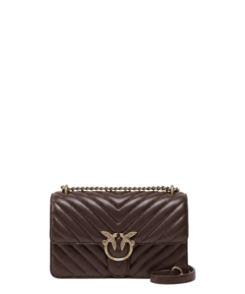 Torebka Pinko Love One Mini Chevron z nappa