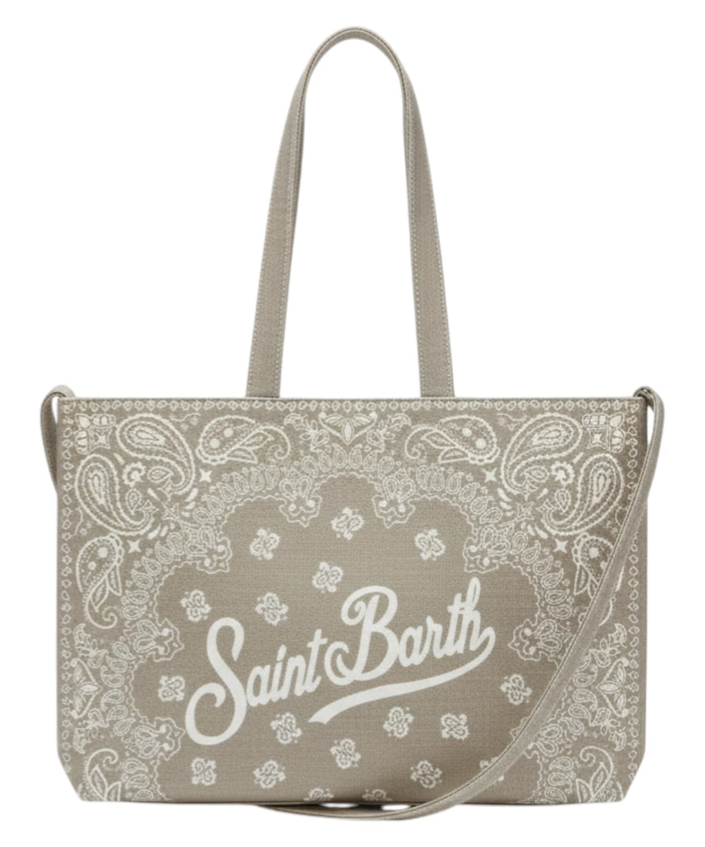 Borsa Denim Bandana MC2 Saint Barth Essential Tote