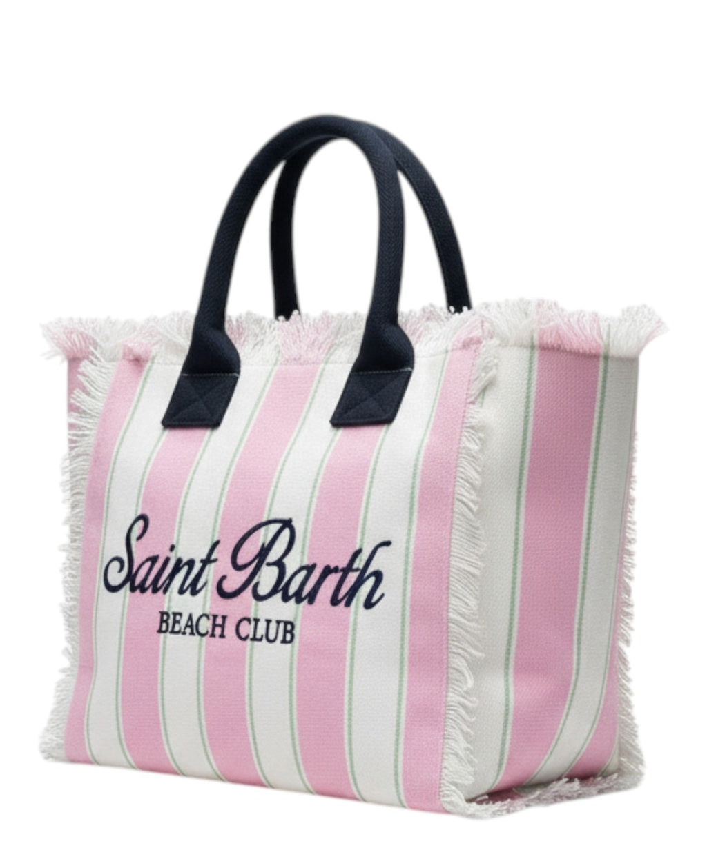 MC2 Saint Barth Vanity Bag v plátěných pruzích
