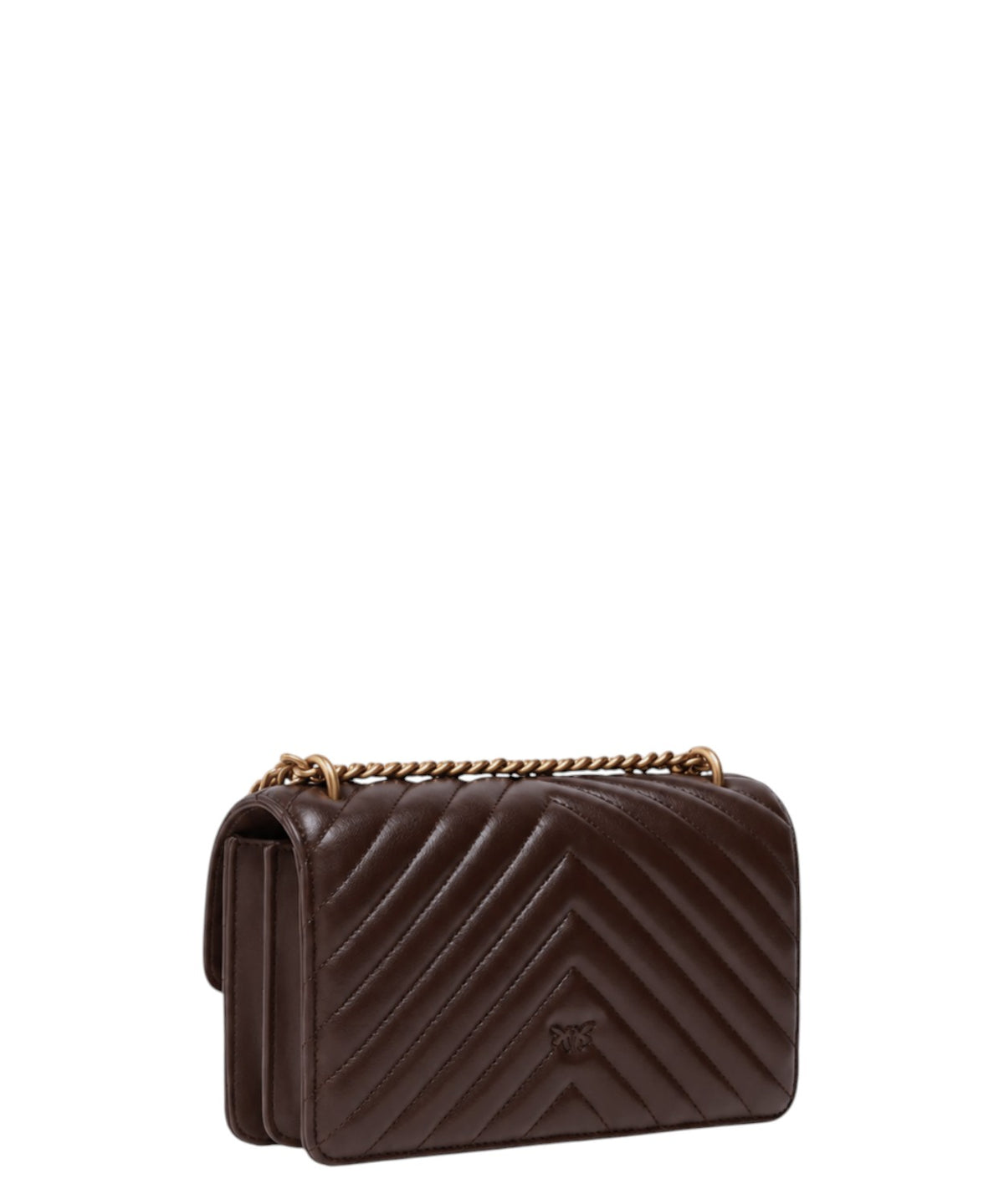 Torebka Pinko Love One Mini Chevron z nappa