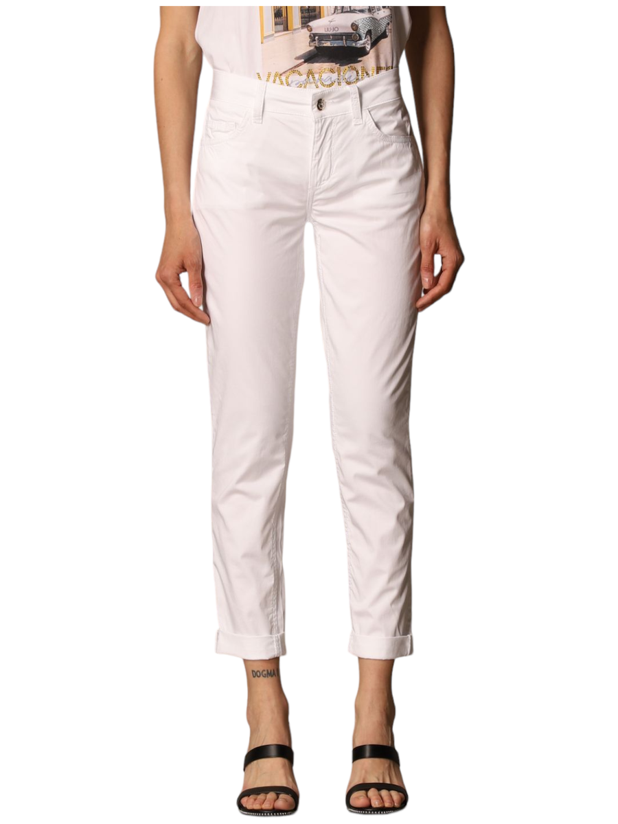 Pantalone con tagli bottom up-Pantaloni-Liu-Jo-Vittorio Citro Boutique