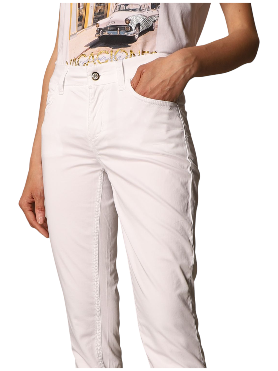 Pantalone con tagli bottom up-Pantaloni-Liu-Jo-Vittorio Citro Boutique