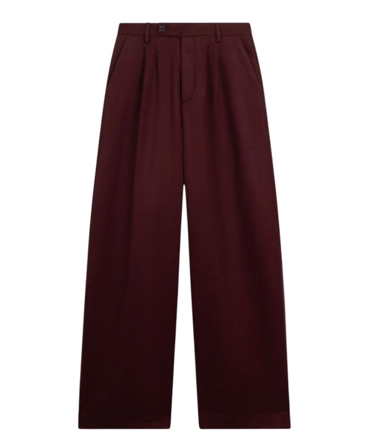GCDS Hosen aus Wollmischung mit weitem Bein