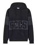 GCDS Kapuzenpullover mit Maxi-Logo in Spray-Optik