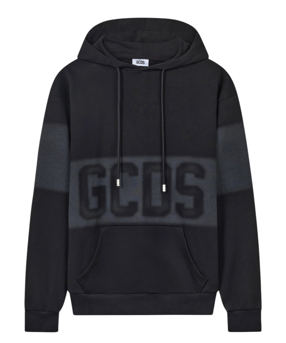 GCDS Kapuzenpullover mit Maxi-Logo in Spray-Optik