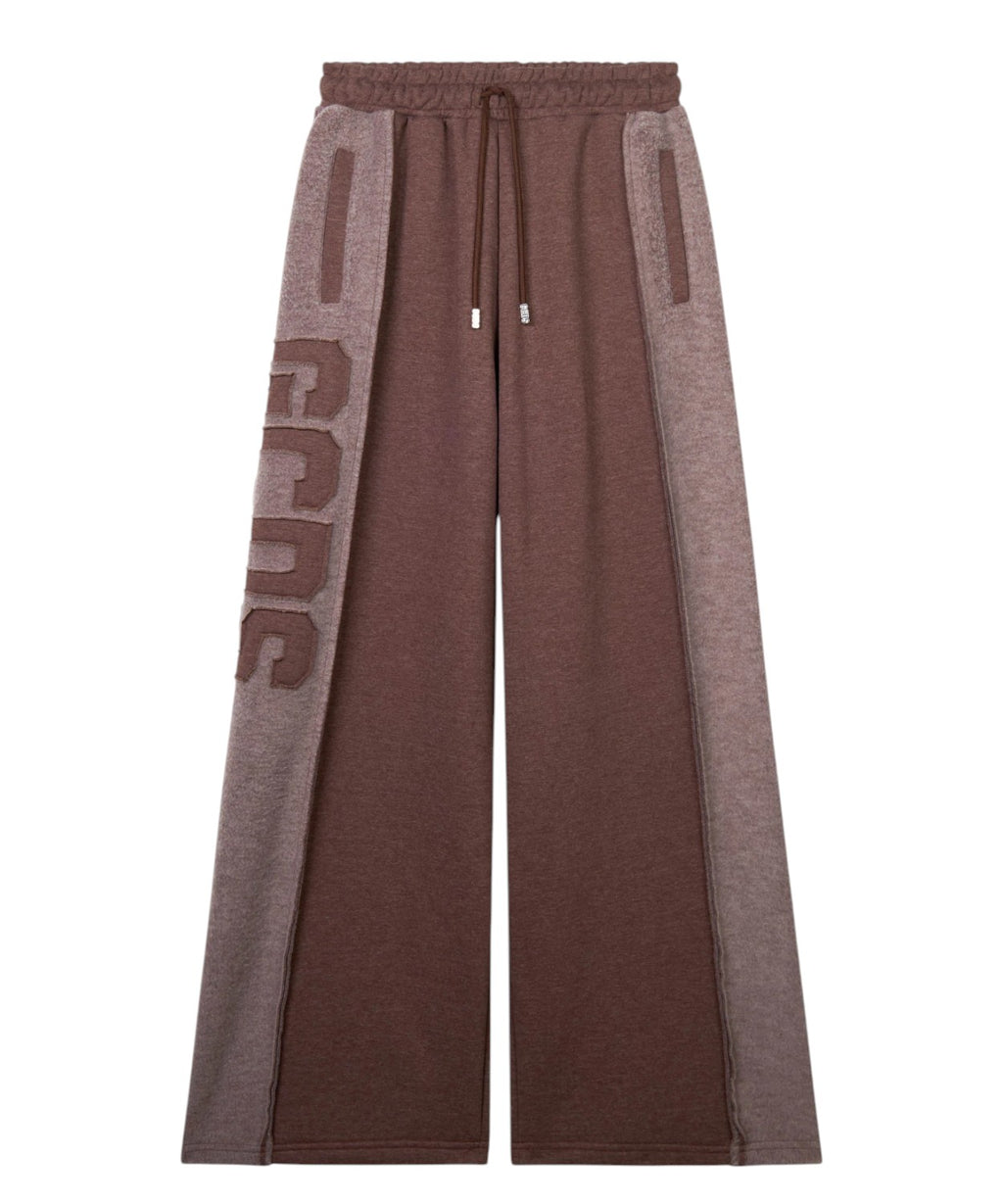 GCDS Wide-Leg-Jogginghose mit Patch-Band-Logo