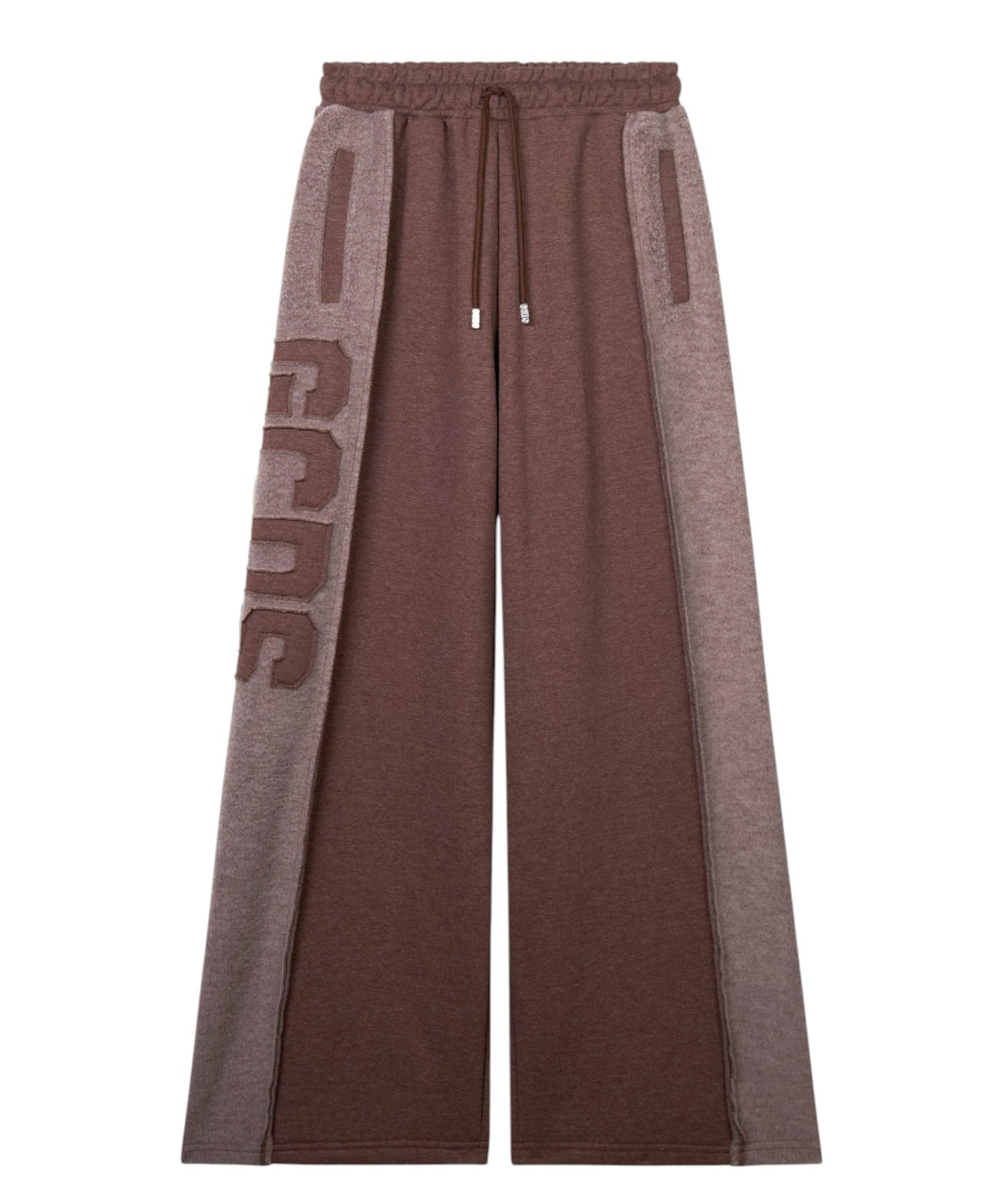 GCDS Wide-Leg-Jogginghose mit Patch-Band-Logo