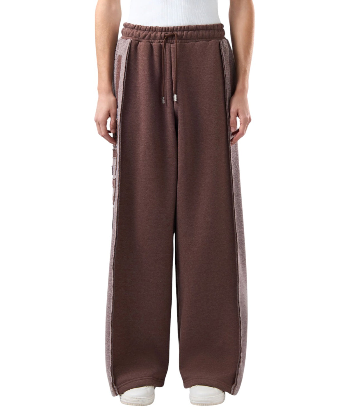 GCDS Wide-Leg-Jogginghose mit Patch-Band-Logo