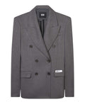 GCDS Preppy-Doppelreiher-Blazer mit Logo
