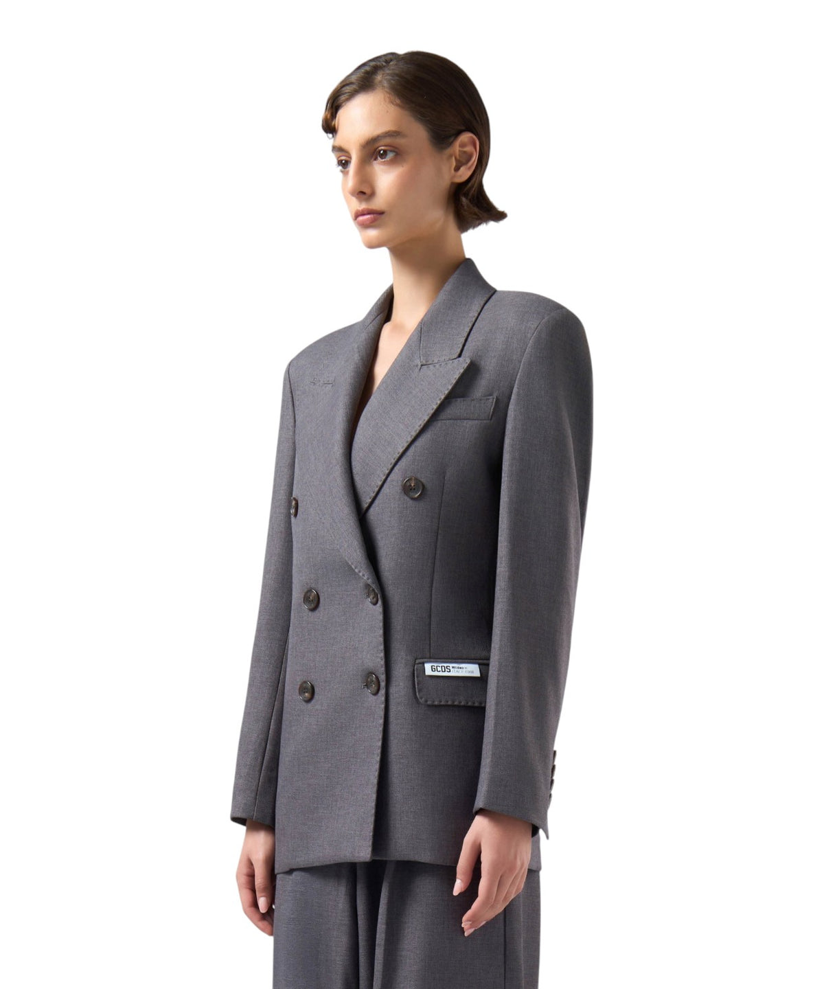 GCDS Preppy-Doppelreiher-Blazer mit Logo