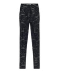 Leggings in Pizzo Elasticizzato con Logo e Motivo Floreale