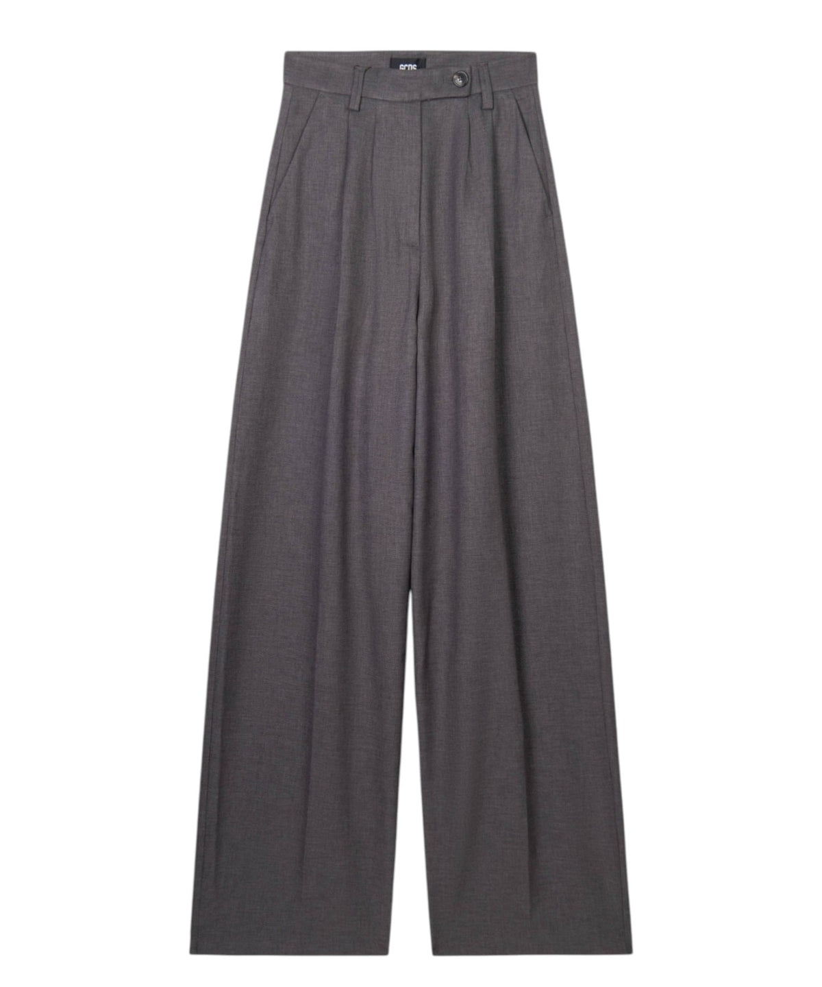 Pantaloni Donna GCDS Preppy con Logo a Vita Alta