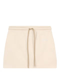 Minifalda GCDS Lounge de forro polar con logotipo