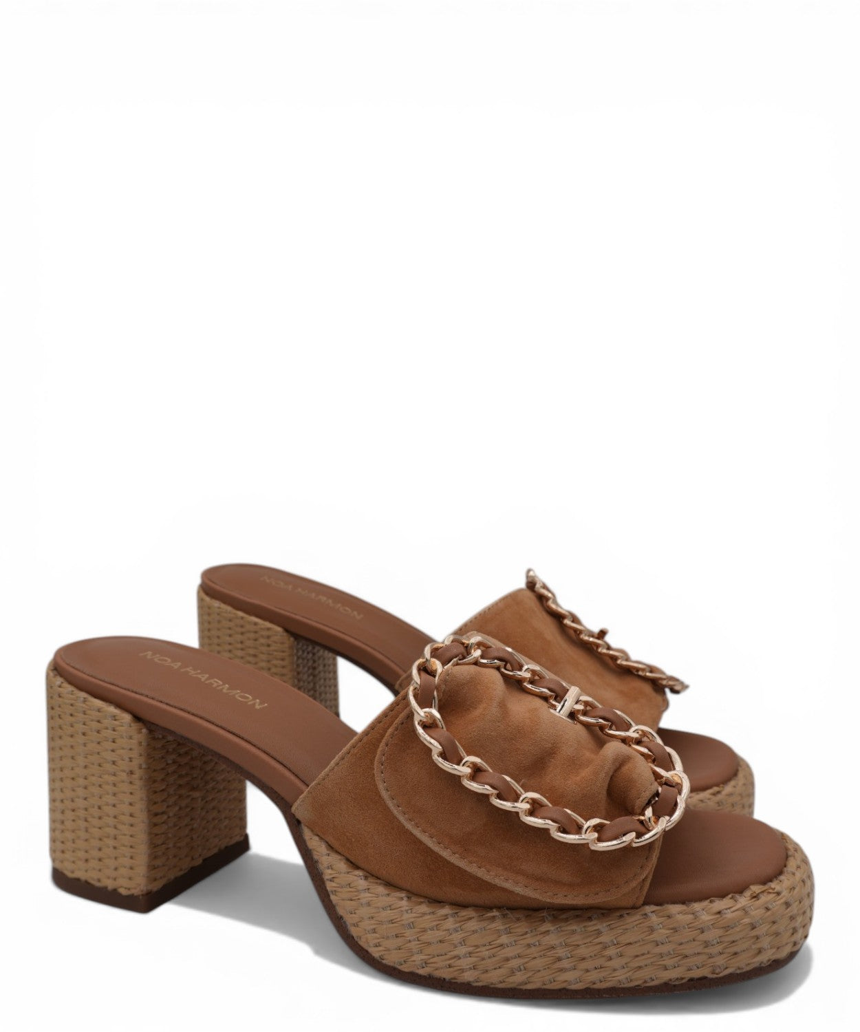 Mules donna suede tacco legno Cielo Noa Harmon