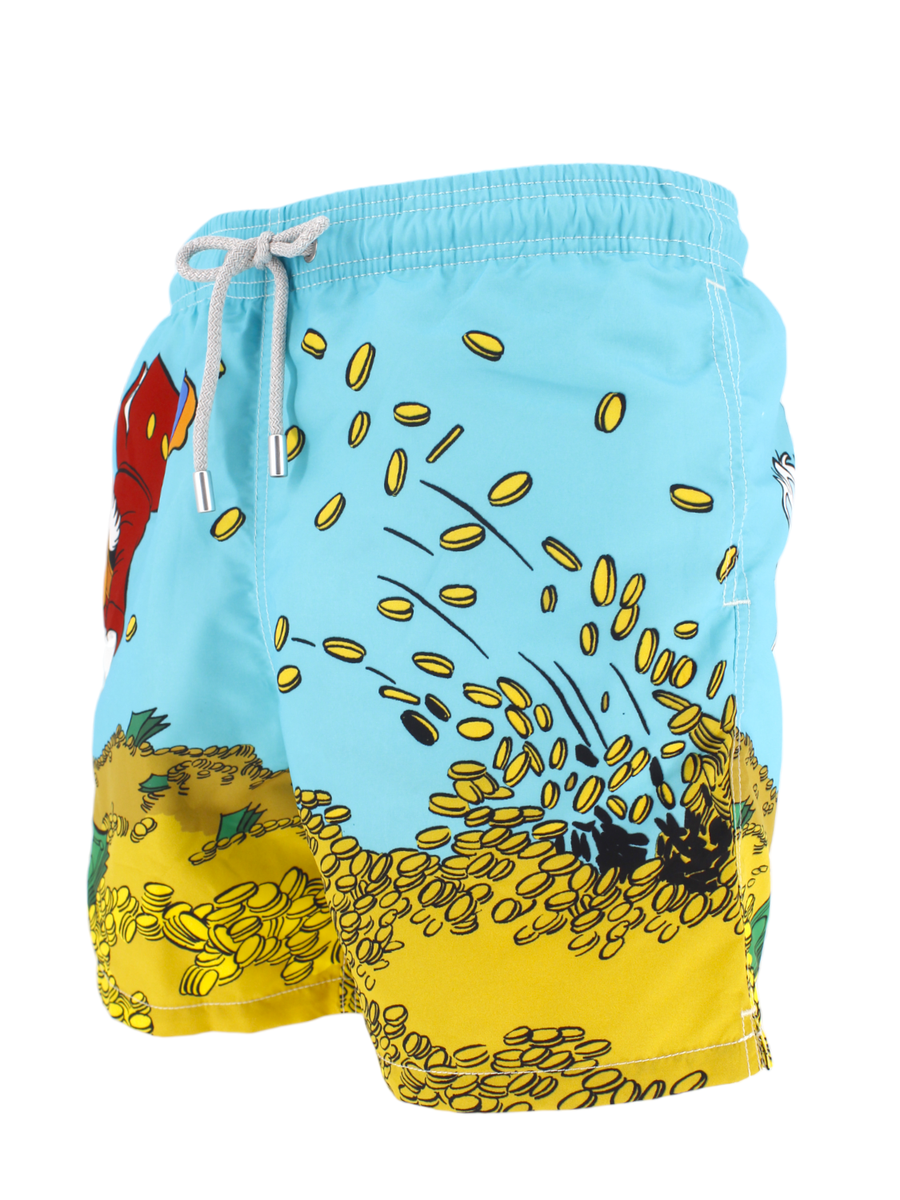 Costume da bagno con stampa Zio Paperone-Mc2 Saint Barth-Costumi da bagno-Vittorio Citro Boutique