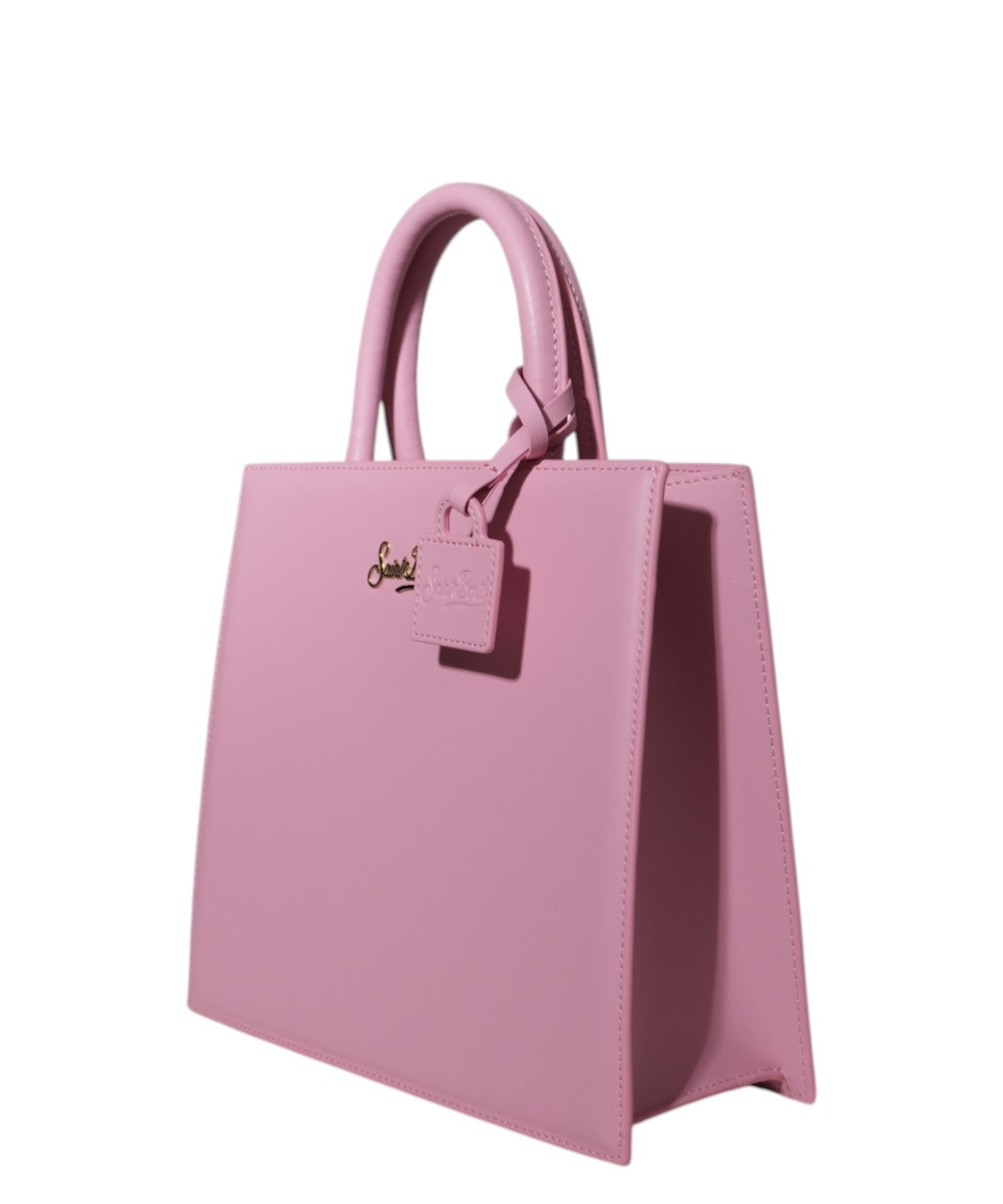 Borsa Shop Midi Pelle Rosa MC2 Saint Barth