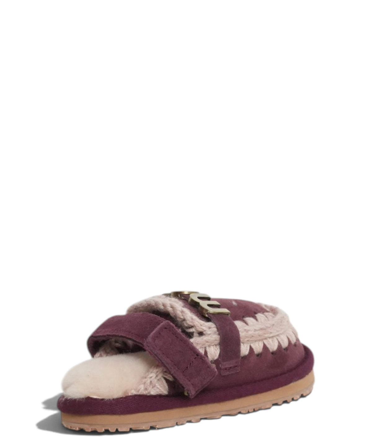 Pantofle pro děti Mou Eskimo Slipper Backstrap Kid z ovčí kožešiny